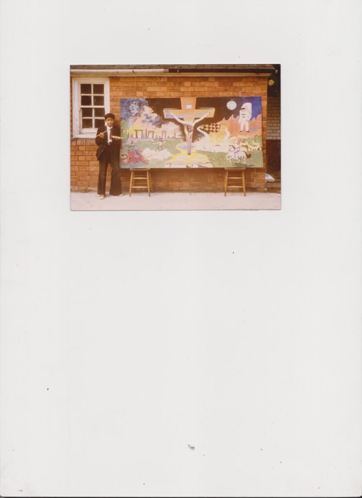 Painting by Rafik at St george's School