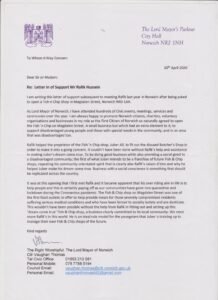 Letter in of support Mr. Rafik Hussein